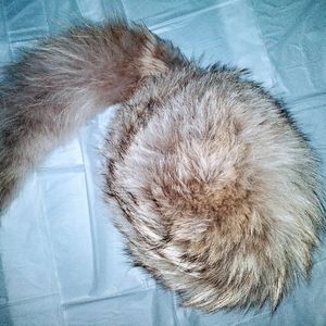 Hat unisex real fur Arctic Fox